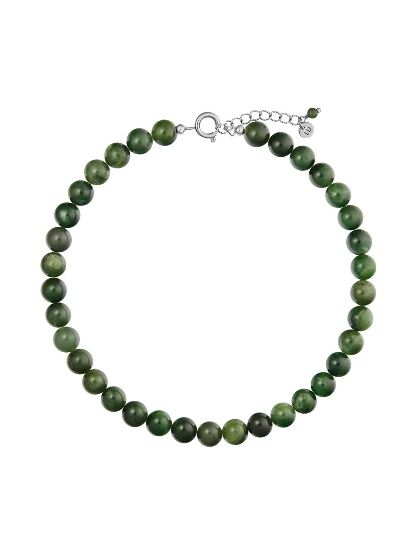 Колье Лесной нефрит / Forest jade