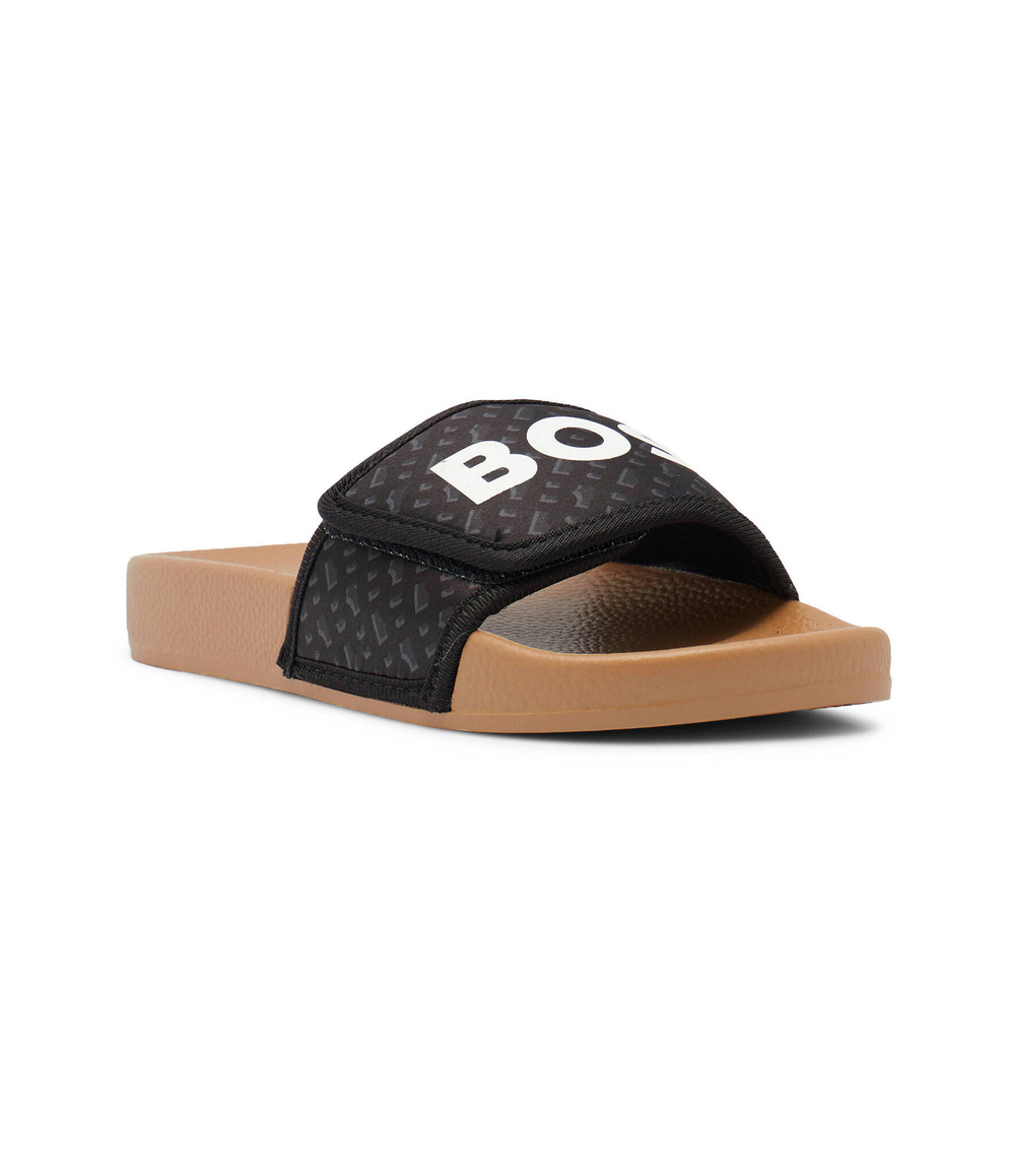 Шлепанцы BOSS Kidswear - коричневый(J50880)