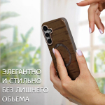 Дизайнерский чехол для SAMSUNG S24 (не ULTRA,PLUS,FE) с поддержкой беспроводной зарядки