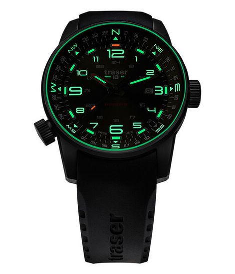 Швейцарские тактические часы Traser P68 Pathfinder Aunomatic Green 110457