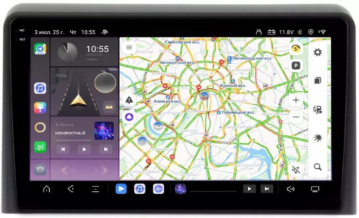 Магнитола для Hyundai Sonata 2017-2019 (LF) - Kuberg OL-9775 QLed+2K, Android 13, Быстрейшая, CarPlay, 4G SIM-слот
