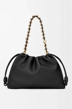 Loewe Большая сумка Flamenco из мягкой кожи ягненка наппа, черный