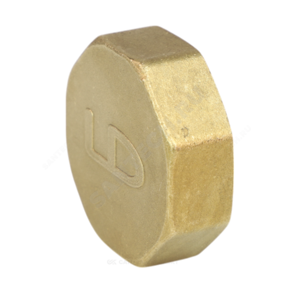 Заглушка латунь Ду 20 (3/4") ВР LD LD.65.504.20