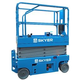 Самоходный ножничный подъемник с выдвижной платформой SKYER PL1632 Li M (в/п 15.8 м, г/п 320 кг)