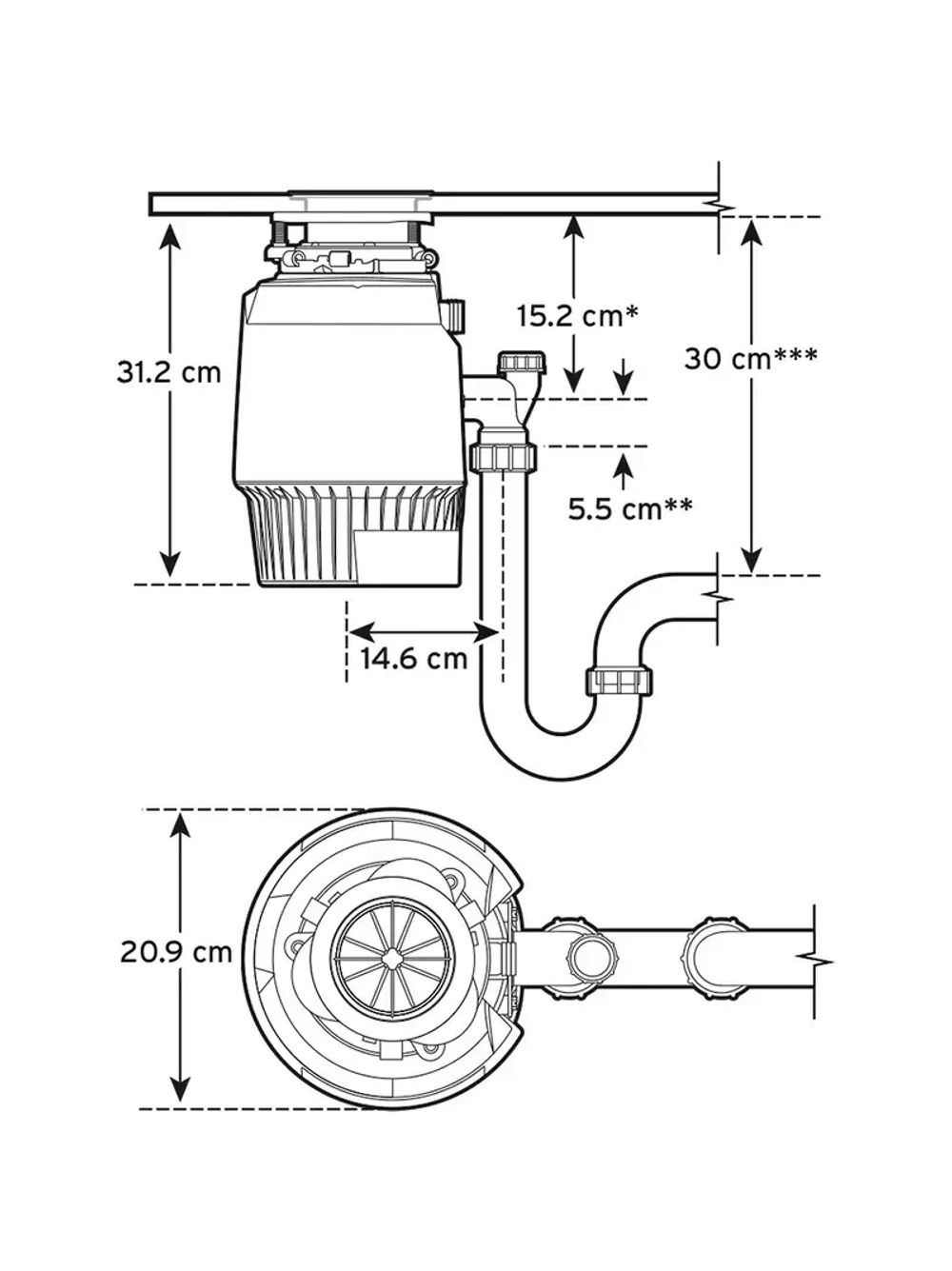 Измельчитель пищевых отходов InSinkErator Evolution Plus 750 EC