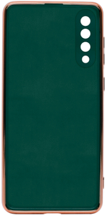 Стильный глянцевый чехол для SAMSUNG GALAXY A50/ 50s/ 30s с кольцом-подставкой и бархатной подкладкой