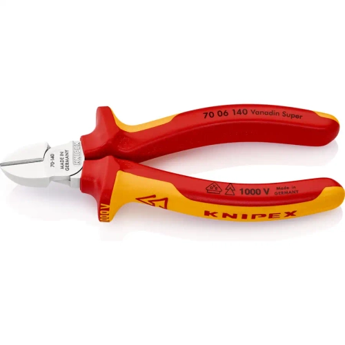 Кусачки боковые хромированные 140 мм Knipex 70 06 140