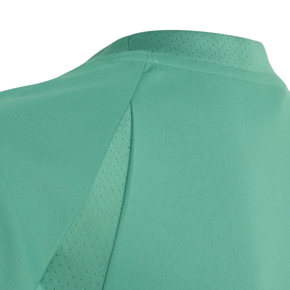 Детская теннисная футболка Adidas Boys Club Tennis 3-Stripes - semi court green