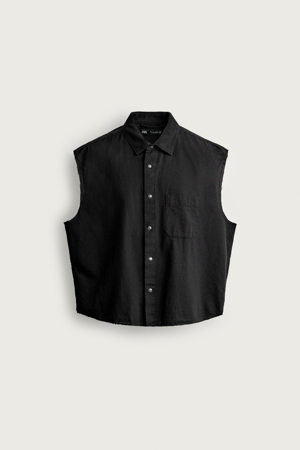 УКОРОЧЕННАЯ РУБАШКА-ТОП В КЛЕТКУ — ZARA