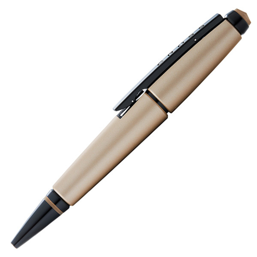 Черная ручка-роллер Cross Edge Matte Hazelnut Lacquer