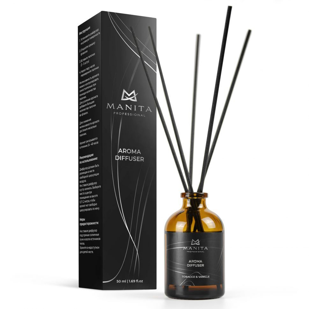 Manita Professional Аромадиффузор Tobacco & Vanille, 50 мл