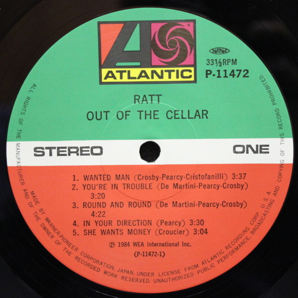Ratt / Out Of The Cellar (LP)