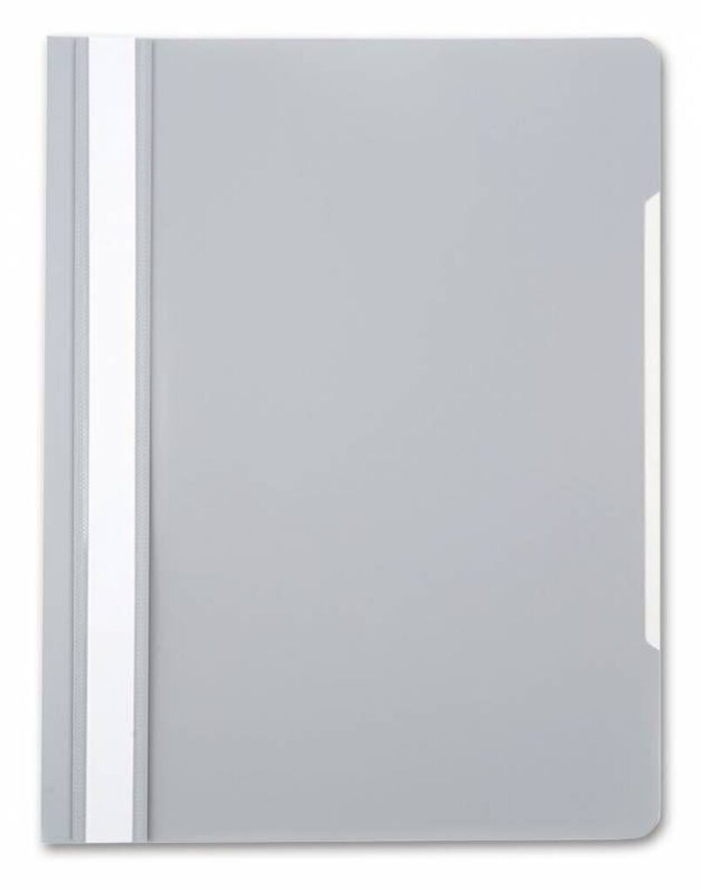 Скоросшиватель А4 БЮРОКРАТ 0.16мм пластик -PS20grey серый