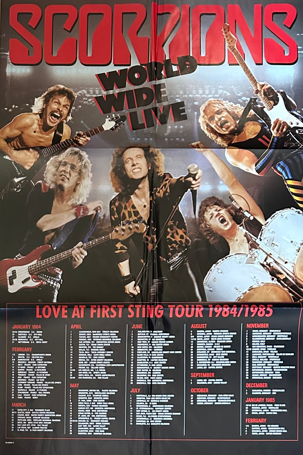 Scorpions - World Wide Live 2LP (Германия 1985г.)