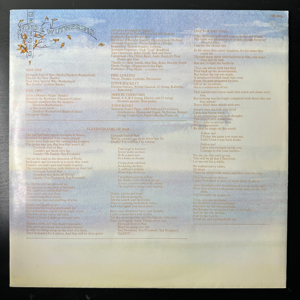 Genesis ‎– Wind & Wuthering (Англия 1976г.)