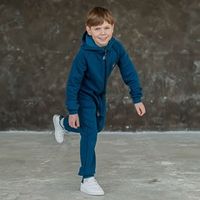 Комбинезон с капюшоном и карманами "Индиго" подростковый утепленный