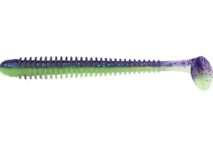 Приманка силиконовая Keitech Swing Impact 2" PAL #06 Violet Lime Belly