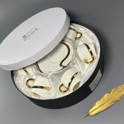 Lenardi 122-102 Кофейный набор 12пр.110мл в под.уп.(х12)Фарфор