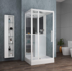 Душевая кабина Grossman Style GR161 (90x90x215) дверь распашная,5 мест