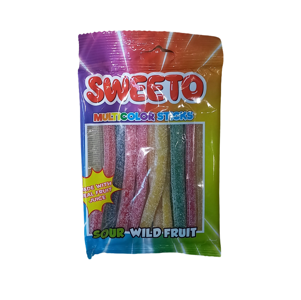 Мармелад  Sweeto Кислые Стики Фруктовый Микс 70гр