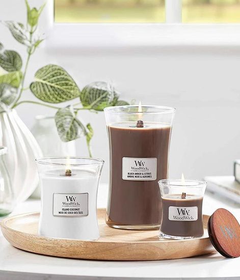 Кокосовый остров, ароматическая свеча, WoodWick