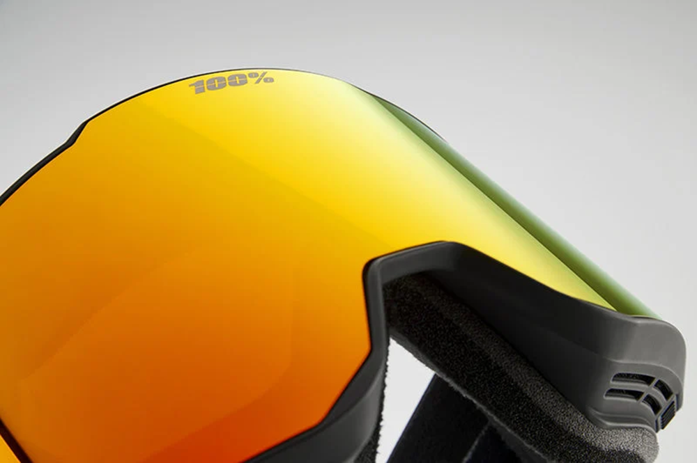 Горнолыжная маска 100% Snowcraft S / White / Hiper Lavender Mirror Lens / на узкое лицо