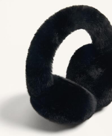 Oysho Наушники из искусственной шерсти, черный