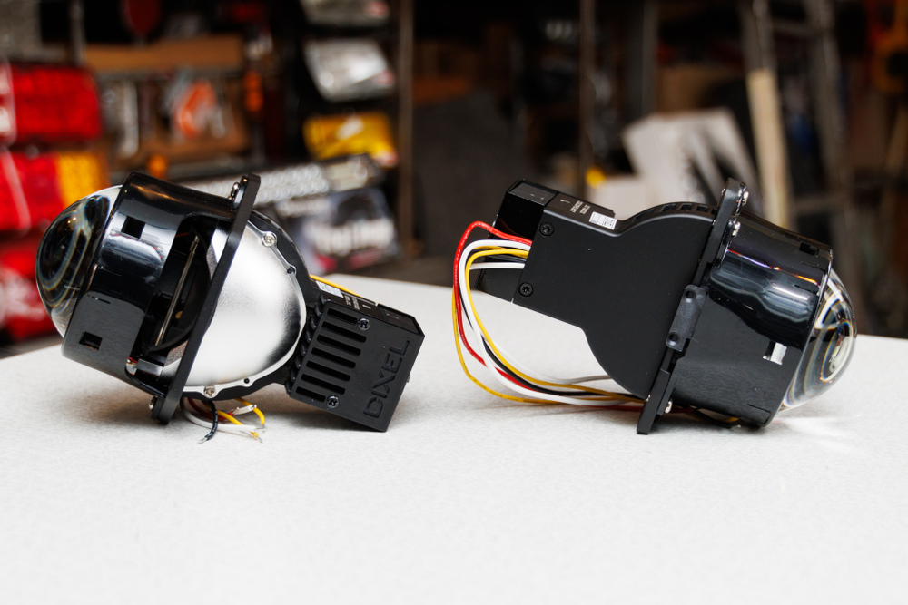 DIXEL BI-LED White Night DCL750 2 чипа + поворотный свет 3.0" 5000k 12V