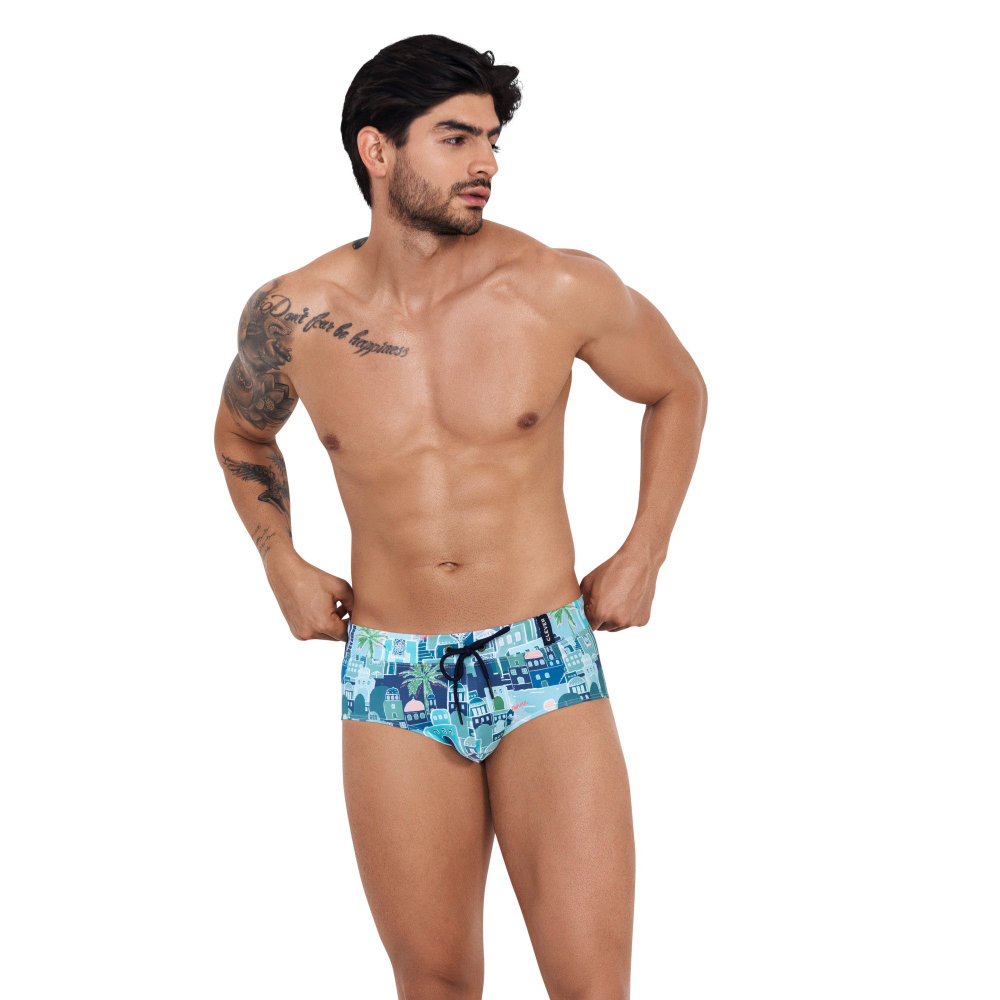 Синие плавки с принтом Cassiel Swimsuit Brief (Размер: M) (Цвет: синий)