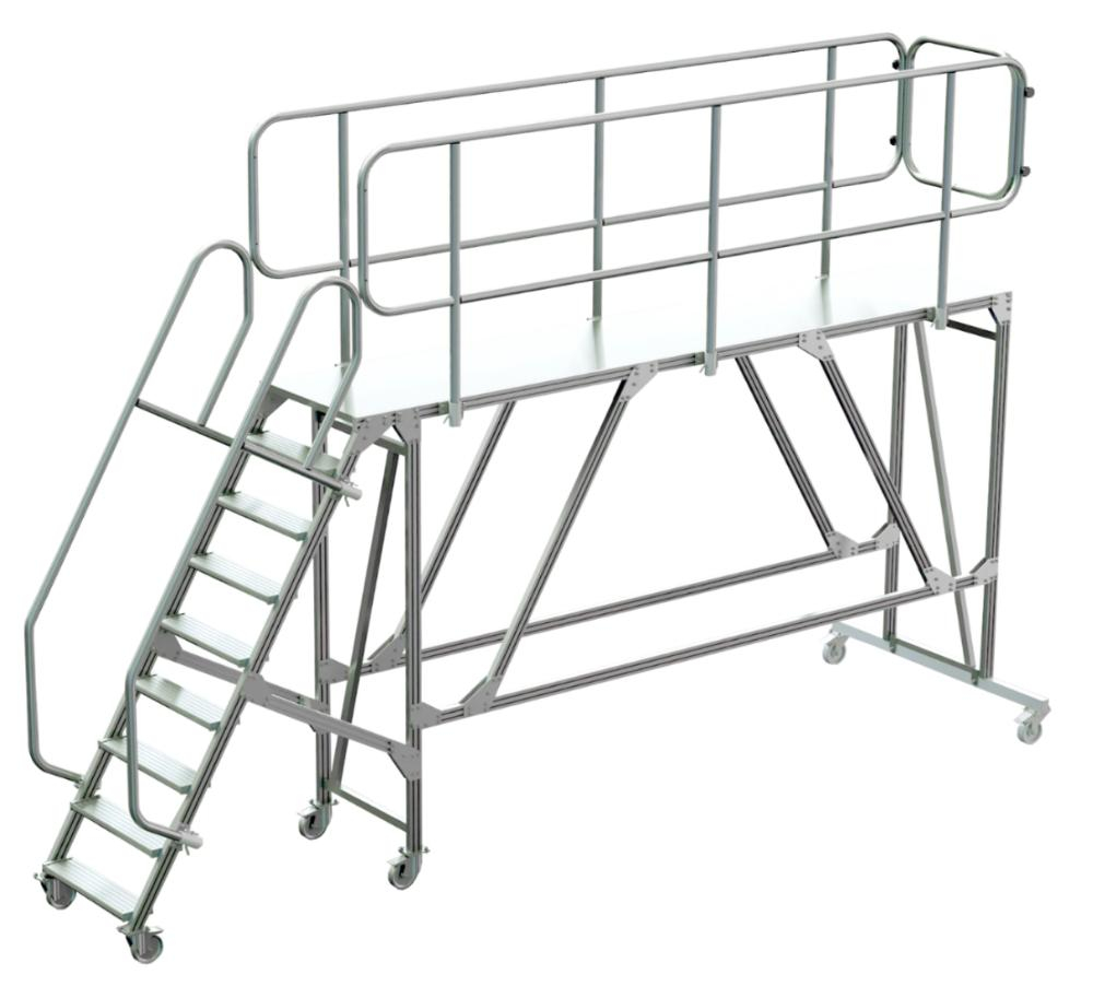Площадка авиационная алюминиевая MEGAL ПАА - 2,1 х 3,5