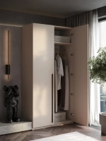Шкаф распашной Lorena 3, кашемир, 80 см