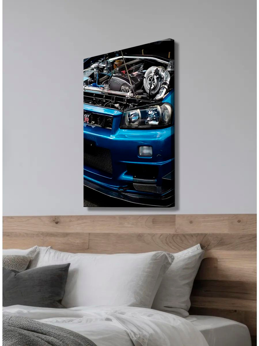 Картина "Ford Mustang", на стену для интерьера 50х70см 1шт.