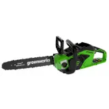 Цепная пила аккумуляторная Greenworks Арт. 2005707UB, GD40CS15K4, 40V, 35 см, бесщеточная,  до 1,5 КВТ, с АКБ 4Ач и ЗУ — фото 2