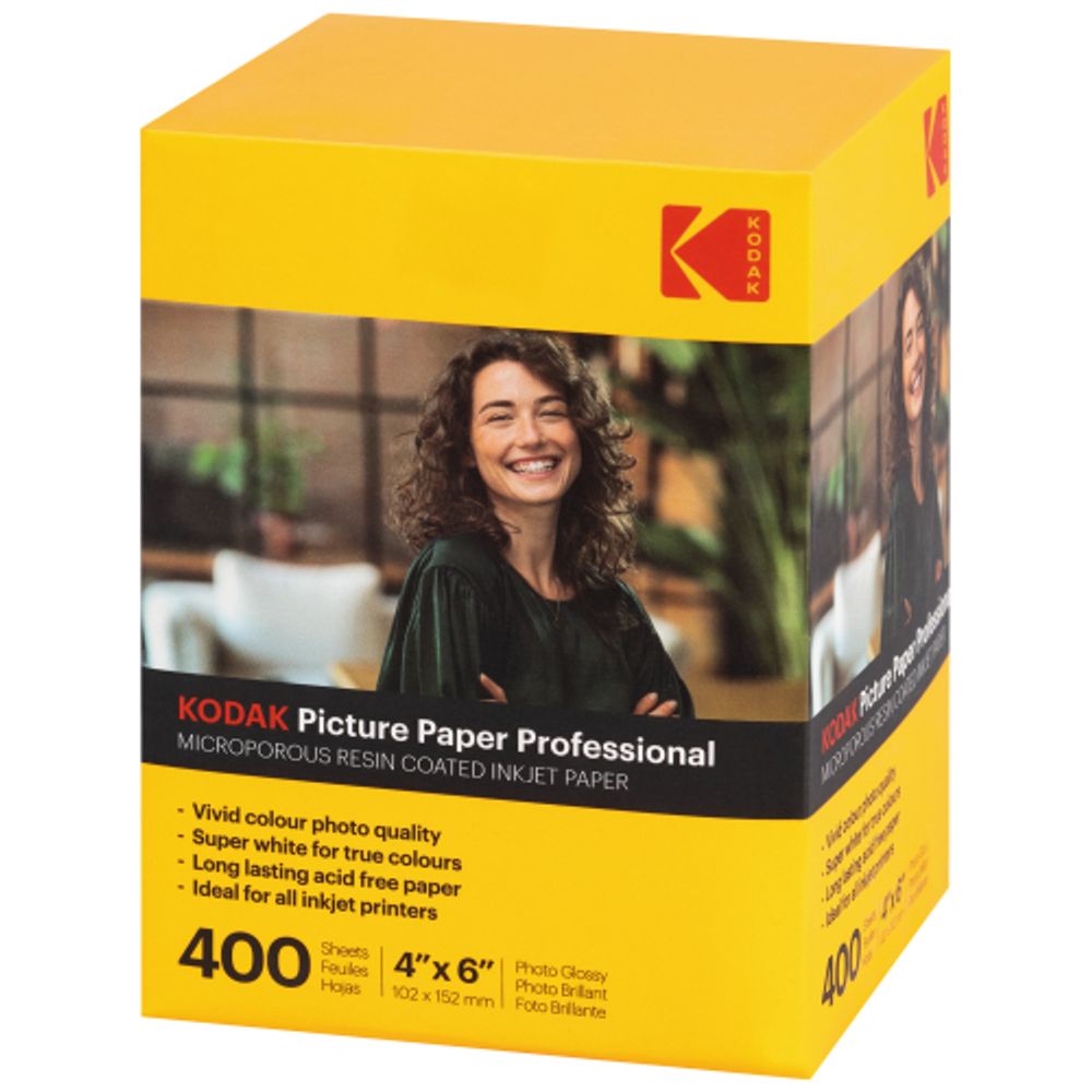Фотобумага Kodak KB46400SL для струйной печати 4х6 Inkjet Paper Lustre 260 gsm 400 листов | Kodak