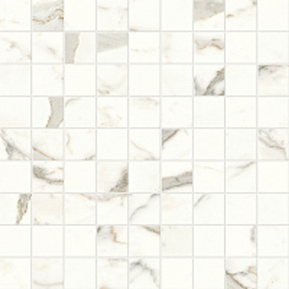 Мозаика/Керамогранит ATLAS CONCORDE MARVEL SHINE Calacatta Prestigio Mosaico Matte 30х30 A414