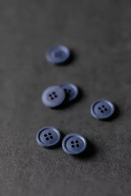 Хлопковые пуговицы 15mm – Dark Navy