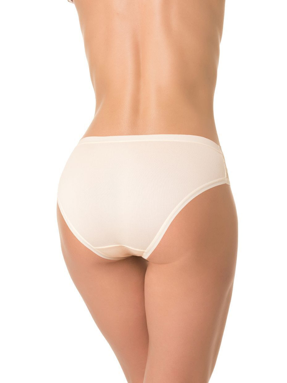 Бамбуковые трусики-слипы со вставками из цветочного кружева (Размер: XL) (Цвет: красный)