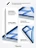 Чехол книжка для iPad Air 13 M2 / Pro 12,9" (3,4,5,6 gen) Gurdini Milano Series Cloud Blue
