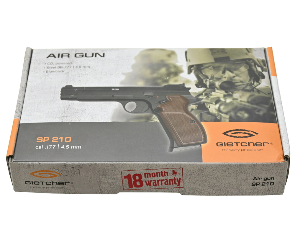 Пистолет пневматический Gletcher SP210 (Sig Sauer)
