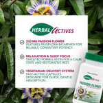 NaturesPlus, Растительная активность, пассифлора, 250 мг, 60 вегетарианских капсул