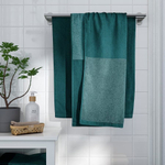 Банное полотенце HIMLEАN, бирюза/меланж, 70x140 см IKEA (Из Финляндии)