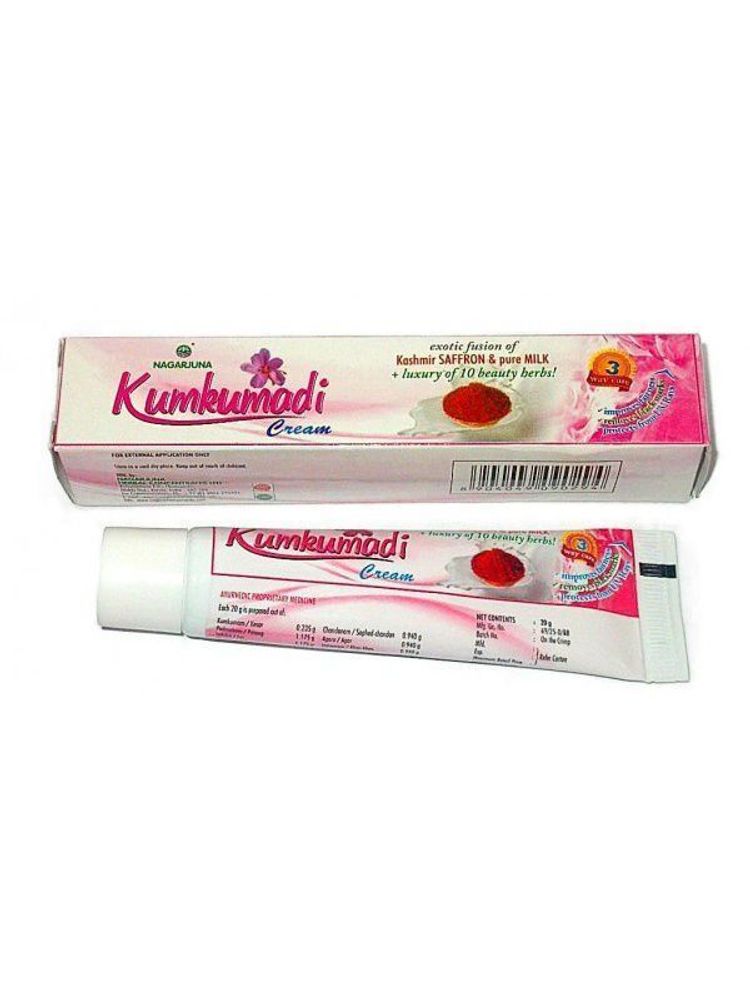 Nagarjuna Kumkumadi Cream Крем для лица молодость и здоровье кожи 20 г