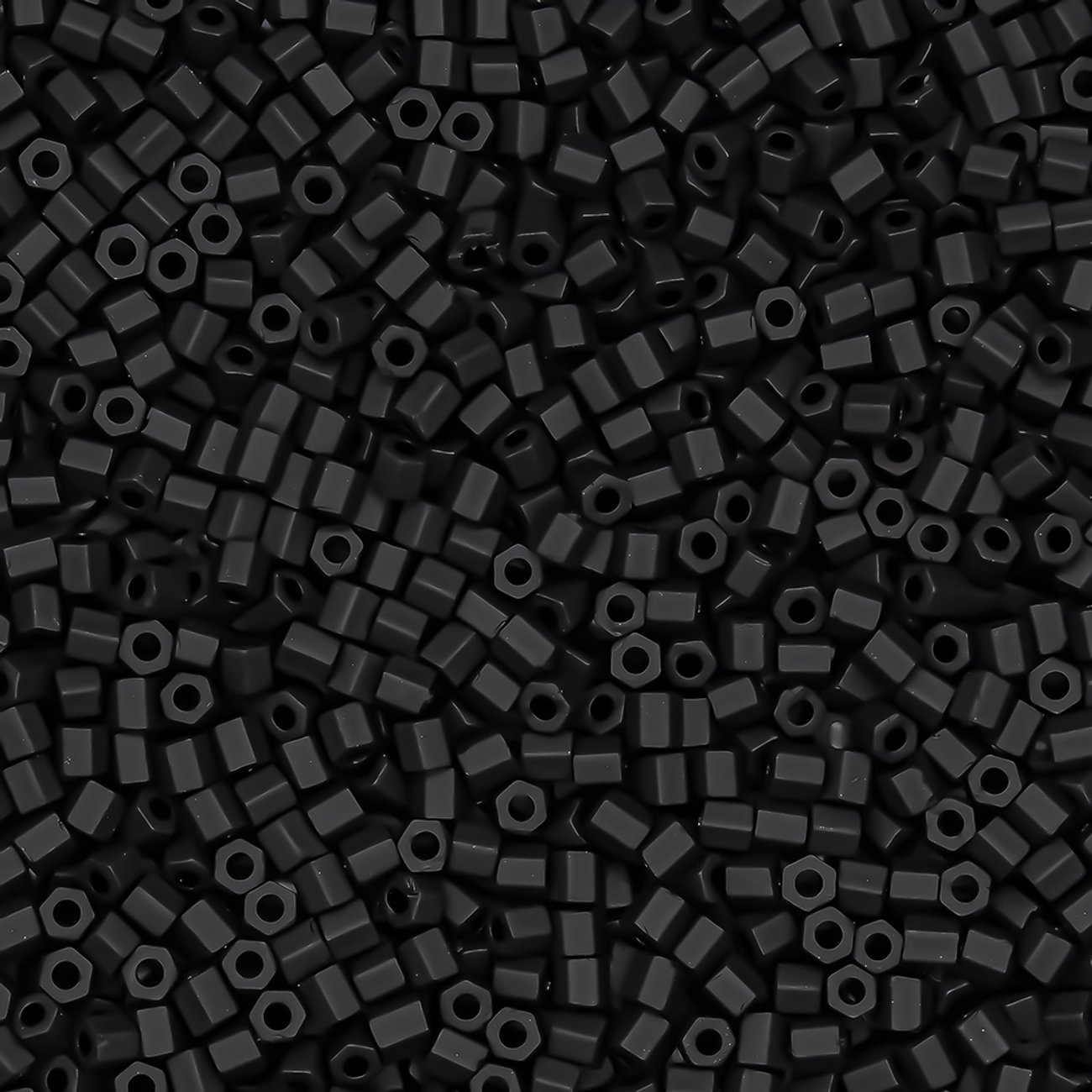 Японский бисер TOHO Hexagon (№49F), непрозрачный матовый