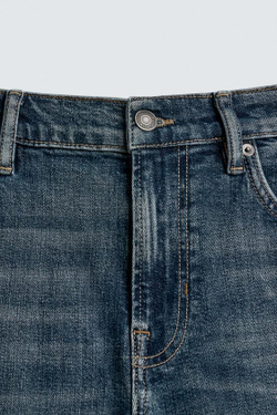 ZARA ДЖИНСЫ SLIM FIT БАЗОВЫЕ, СИНИЙ