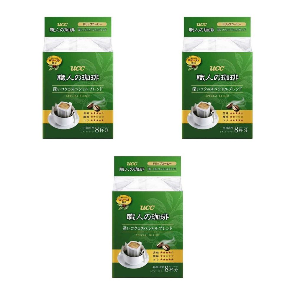 Кофе молотый UCC Kilimanjaro Blend в дрип-пакетах, 8 шт, 3 шт