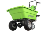 Садовая тележка самоходная Greenworks Арт. 7400007UB, 40V, 106 л, с 1хАКБ 4 Ач и ЗУ