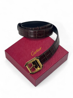 Ремень Cartier из кожи крокодила