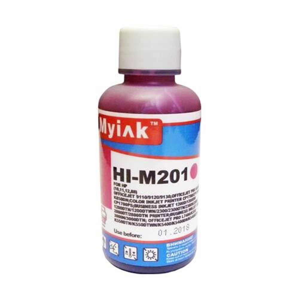 Чернила для HP ( 82/85/10/11/88) HP Designjet30/30n/90/90r/90gp/130 C9426A (100мл, magenta, Dye) HI-M201 MyInk