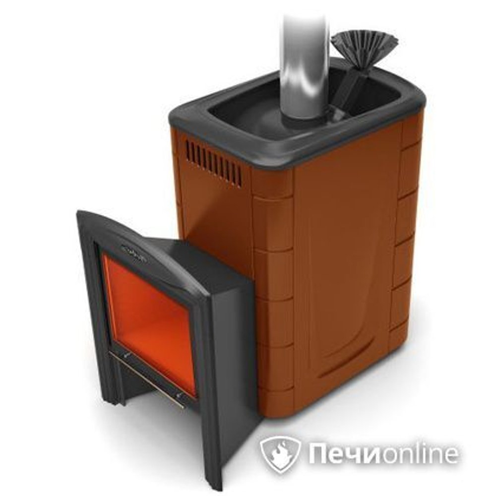 Печь для бани TMF Гейзер 2014 Inox Витра  Терракота