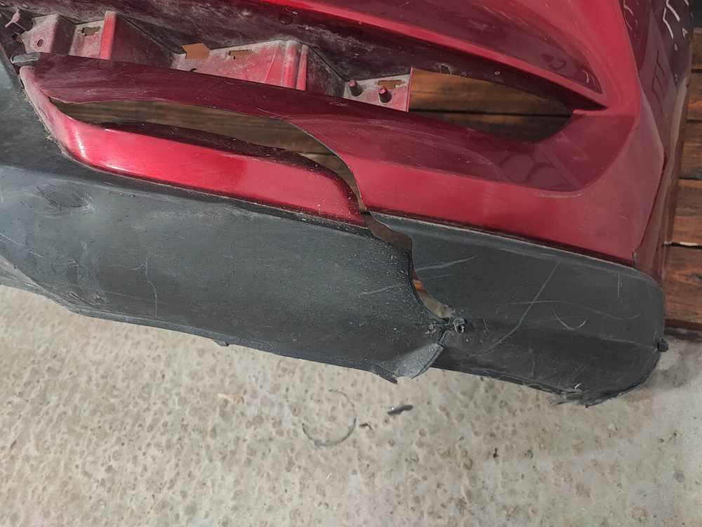 Бампер передний Mazda CX-5 2 (KF) 17-21 Б/У Оригинал KF1B50031F8P
